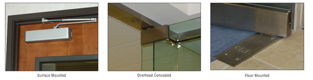Door Closer Types different closers