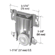 rollers and top guides for slide door roller replacement