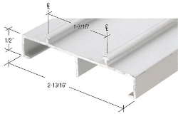 bottom door track for slide door roller replacement