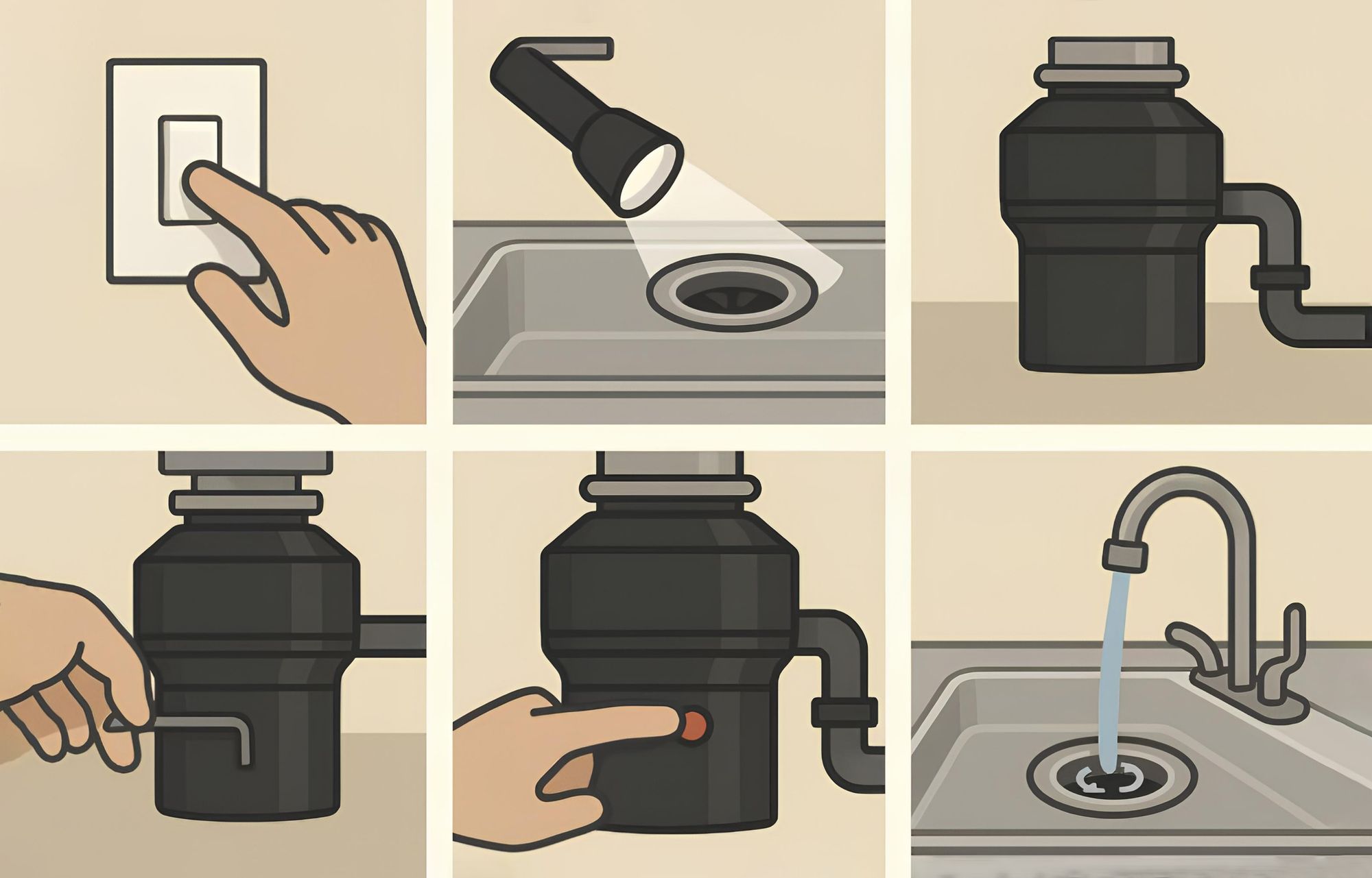 Garbage Disposal-Specific Clogs