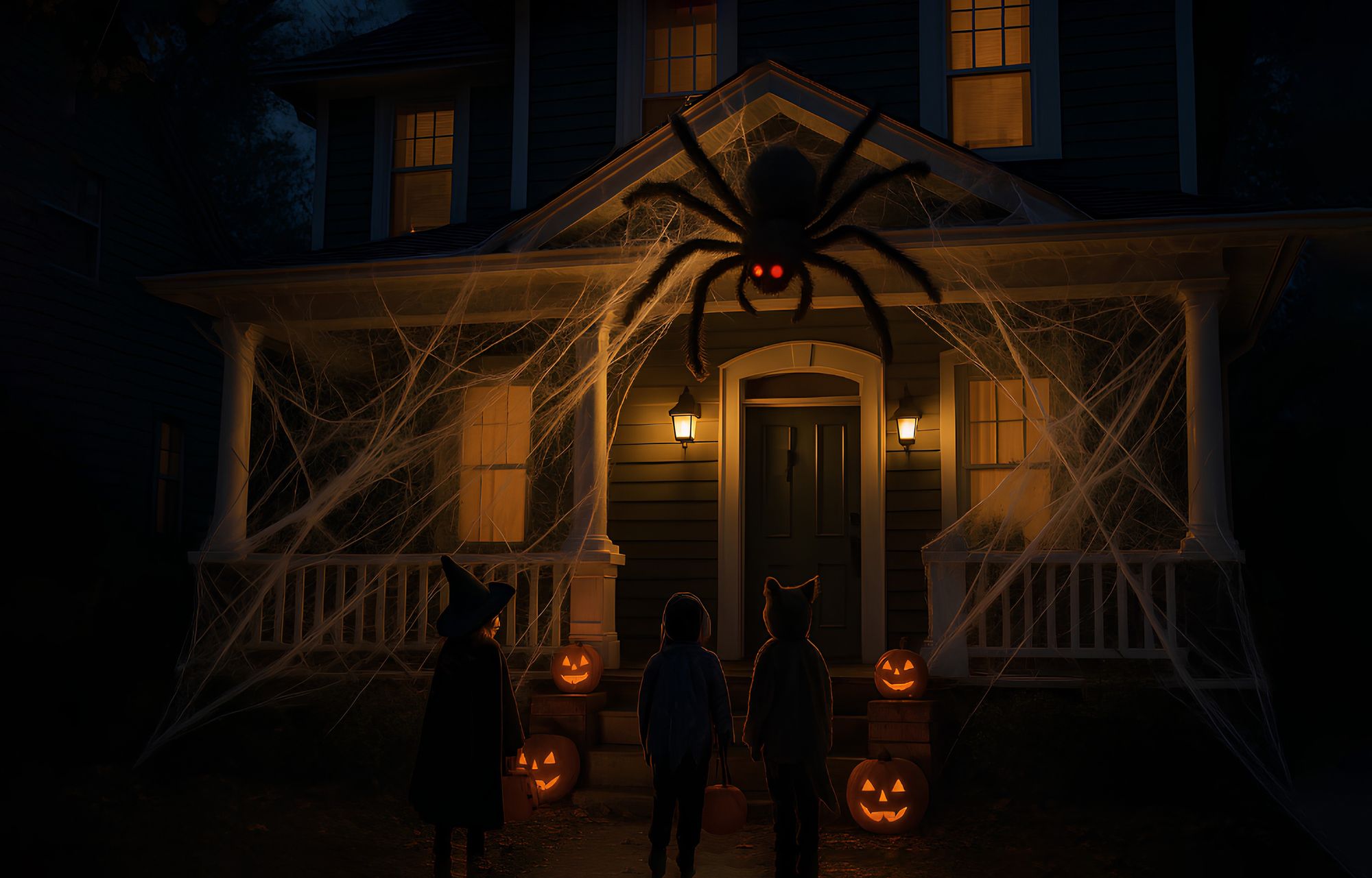 Giant Spiders & Webs