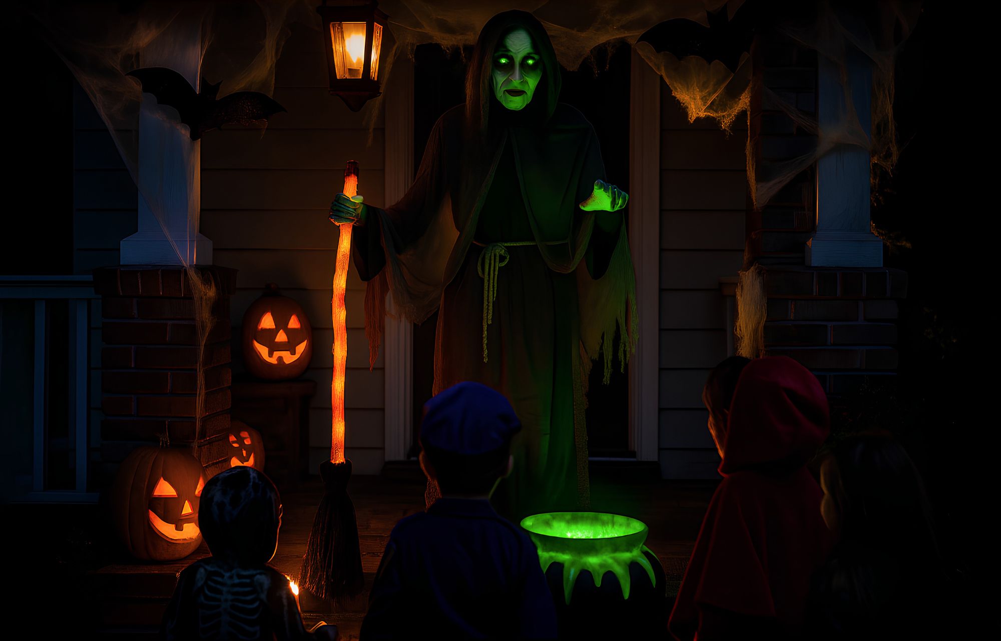 Life-Size Animated Witches