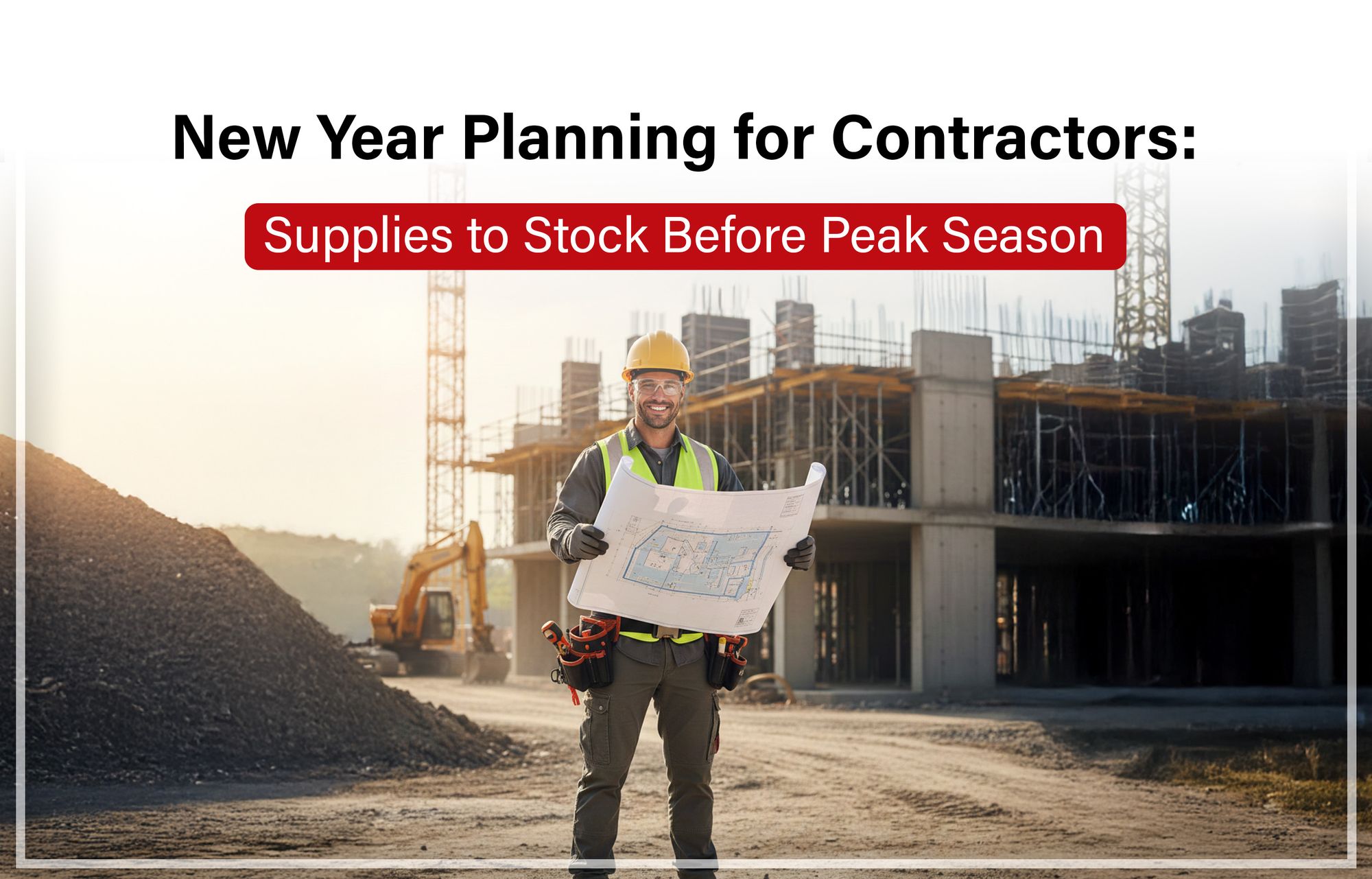 New Year Planning for Contractors: Supplies to Stock Before Peak Season
