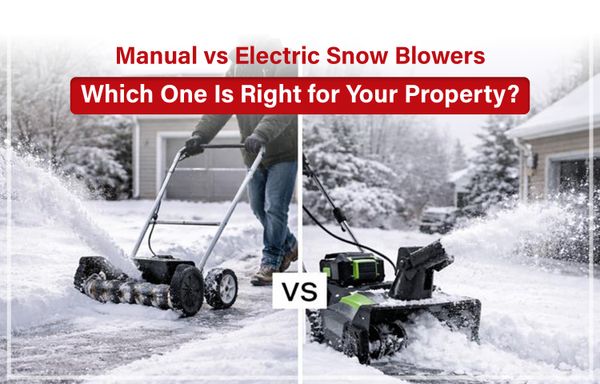 Manual vs Electric Snow Blowers: Which One Is Right for Your Property?