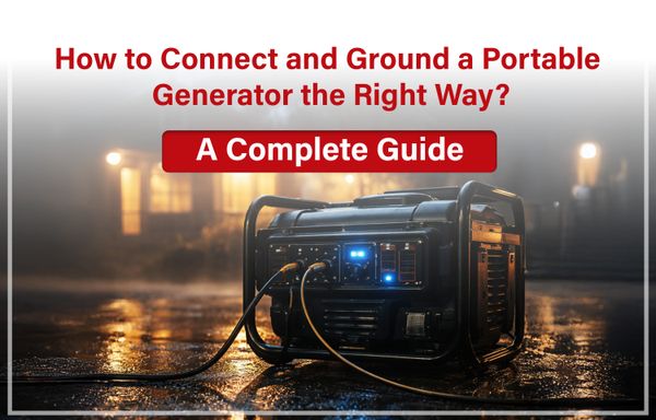 How to Connect and Ground a Portable Generator the Right Way?